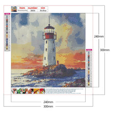 Load image into Gallery viewer, Lighthouse-Full Drill Diamond Painting