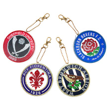 Load image into Gallery viewer, 4pcs Badge DIY Keychain