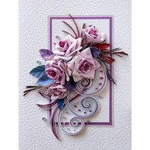 Load image into Gallery viewer, Purple Rose-Full Drill Diamond Painting