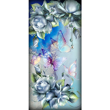 Load image into Gallery viewer, Butterfly Flower-Full Drill Diamond Painting-40x80cm