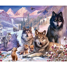 Load image into Gallery viewer, Wolf-Full Drill Diamond Painting-50x60cm