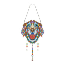 Load image into Gallery viewer, Hanging Light Catcher Board Rainbow Art Plate