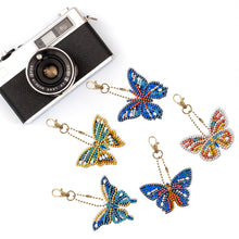 Load image into Gallery viewer, 5pcs Butterfly Single Sided Keychain