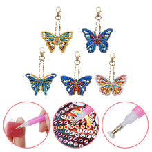 Load image into Gallery viewer, 5pcs Butterfly Single Sided Keychain