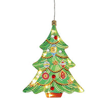 Load image into Gallery viewer, 5D Christmas Diamond Painting Hanging Light Festive Rhinestone Lamp Pendant Kits