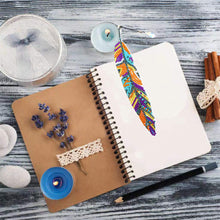 Load image into Gallery viewer, DIY Diamond Painting-Feather Bookmark