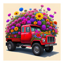 Load image into Gallery viewer, Flower Car-Full Drill Diamond Painting