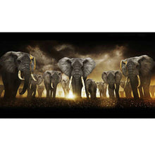 Load image into Gallery viewer, Elephant-Full Drill Diamond Painting-80x45cm