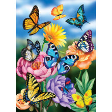 Load image into Gallery viewer, Butterfly Flower-Full Drill Diamond Painting