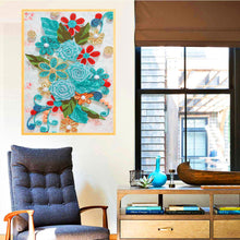 Load image into Gallery viewer, Paper Flower-Special Shaped Crystal Diamond Painting-30*40cm