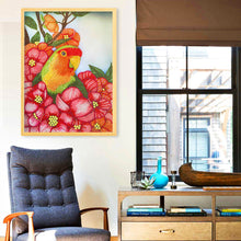 Load image into Gallery viewer, Flower Parrot-Special Shaped Crystal Diamond Painting-30*40cm