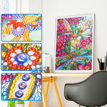 Load image into Gallery viewer, Dragonfly-Special Shaped Crystal Diamond Painting-30*40cm