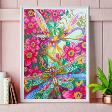 Load image into Gallery viewer, Dragonfly-Special Shaped Crystal Diamond Painting-30*40cm