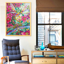 Load image into Gallery viewer, Dragonfly-Special Shaped Crystal Diamond Painting-30*40cm
