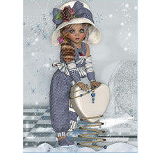 Load image into Gallery viewer, Cartoon Girl-Full Drill Diamond Painting