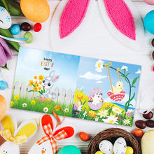 Load image into Gallery viewer, 4pcs/Set-Easter-Diamond Greeting Cards