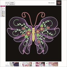 Load image into Gallery viewer, Butterfly-Crystal Rhinestone Diamond Painting(30*30CM)