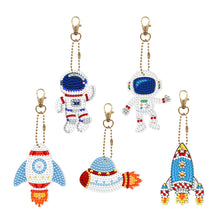 Load image into Gallery viewer, 5pcs Planetary Double Sided Keychain