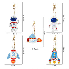 Load image into Gallery viewer, 5pcs Planetary Double Sided Keychain
