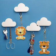 Load image into Gallery viewer, 5pcs Animal Lion Double Sided Keychain