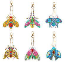 Load image into Gallery viewer, 6pcs Insect Double Sided Keychain