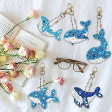 Load image into Gallery viewer, 5pcs Whale Double Sided Keychain
