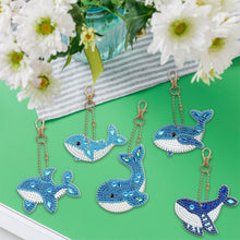 Load image into Gallery viewer, 5pcs Whale Double Sided Keychain