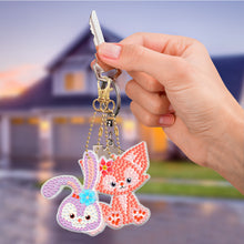 Load image into Gallery viewer, 5pcs Little Fox Single Sided Keychain