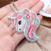 Load image into Gallery viewer, 6pcs Rainbow Horse Double Sided Keychain