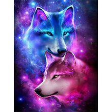 Load image into Gallery viewer, Double Wolf-Full Drill Diamond Painting