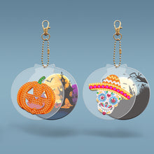 Load image into Gallery viewer, 2pcs Halloween Double Sided Keychain