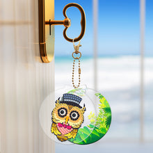 Load image into Gallery viewer, 2pcs Owl Double Sided Keychain