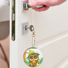 Load image into Gallery viewer, 2pcs Owl Double Sided Keychain