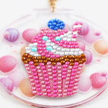 Load image into Gallery viewer, 2pcs Cake Double Sided Keychain