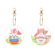 Load image into Gallery viewer, 2pcs Rabbit Double Sided Keychain