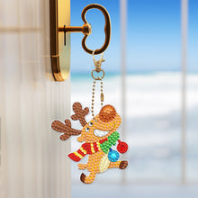 Load image into Gallery viewer, 6pcs Christmas Present Double Sided Keychain