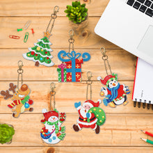 Load image into Gallery viewer, 6pcs Christmas Present Double Sided Keychain