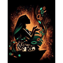 Load image into Gallery viewer, Pocahontas Silhouette-Full Drill Diamond Painting