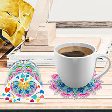 Load image into Gallery viewer, 8pcs/set +1 storage rack-Mandala-Acrylic Diamond Coaster