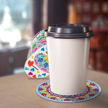 Load image into Gallery viewer, 8pcs/set +1 storage rack-Mandala-Acrylic Diamond Coaster