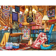 Load image into Gallery viewer, House In Evening-Full Round Diamond Painting-40x30cm