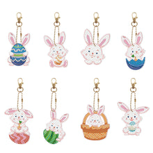 Load image into Gallery viewer, 8pcs Rabbit Double Sided Keychain