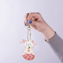 Load image into Gallery viewer, 8pcs Rabbit Double Sided Keychain