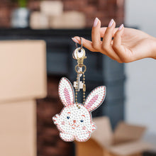 Load image into Gallery viewer, 8pcs Rabbit Double Sided Keychain