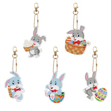 Load image into Gallery viewer, 5pcs Rabbit Double Sided Keychain
