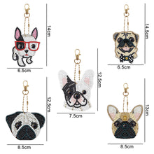 Load image into Gallery viewer, 5pcs Dog Double Sided Keychain