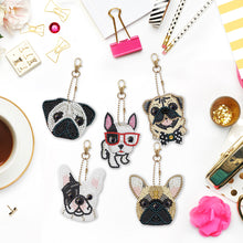 Load image into Gallery viewer, 5pcs Dog Double Sided Keychain