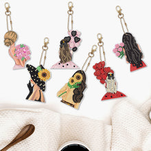 Load image into Gallery viewer, 6pcs Beauty Double Sided Keychain