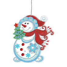 Load image into Gallery viewer, 5D Christmas Diamond Painting Hanging Light Festive Rhinestone Lamp Pendant Kits