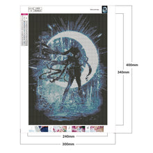 Load image into Gallery viewer, Film Silhouette-Full Round Drill Diamond Painting-30x40cm